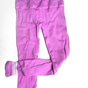 Nux active ribbed leggings in pink